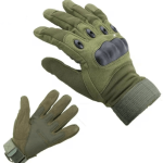Motorcycle Gloves Full Finger Army green (Size - XL)
