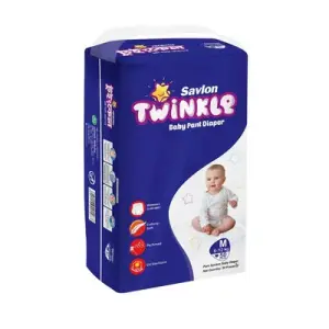 Savlon Twinkle Baby Pant Diaper M 6-12 kg 50 pcs