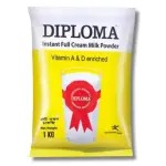Diploma Instant Full Cream Milk Powder 1kg (Foil Pack)