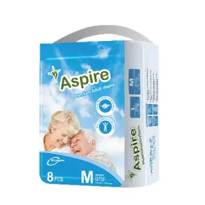 Aspire Adult Diaper Belt M 76- 116 cm 8 pcs