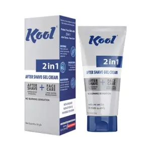 Kool 2 In 1 After Shave Gel Cream 50 gm