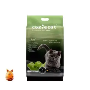 Coziecat Premium Cat Litter Apple Clumping 5 ltr